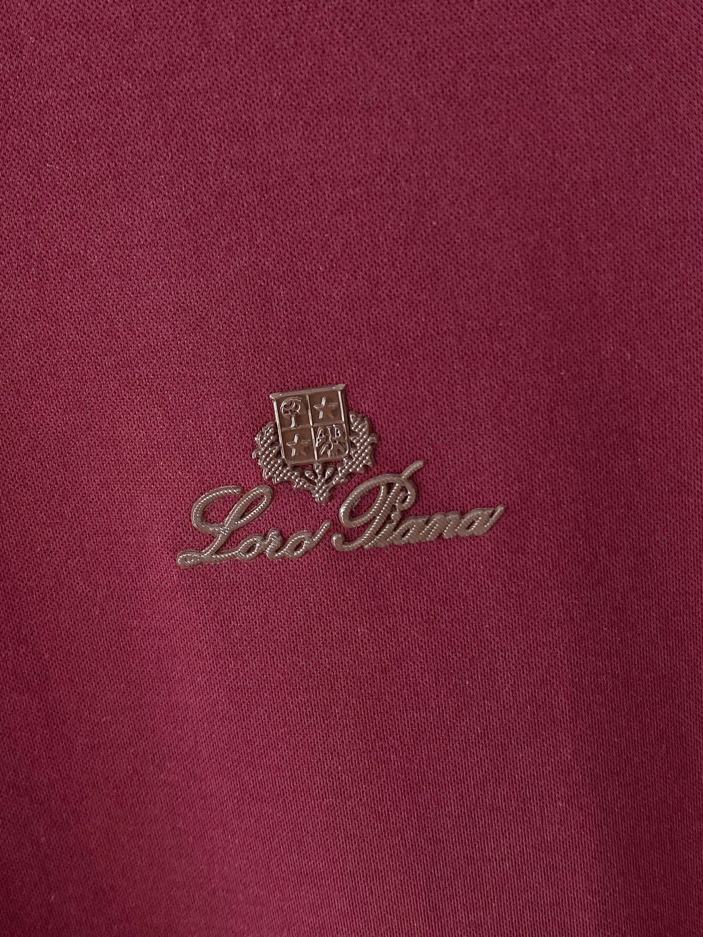 Loro Piana 独家专供新款原单男士Polo长袖高端定制 高版本 时尚百搭爆款⚠️⚠️✨✨原版进口纯棉面料 胸前l
