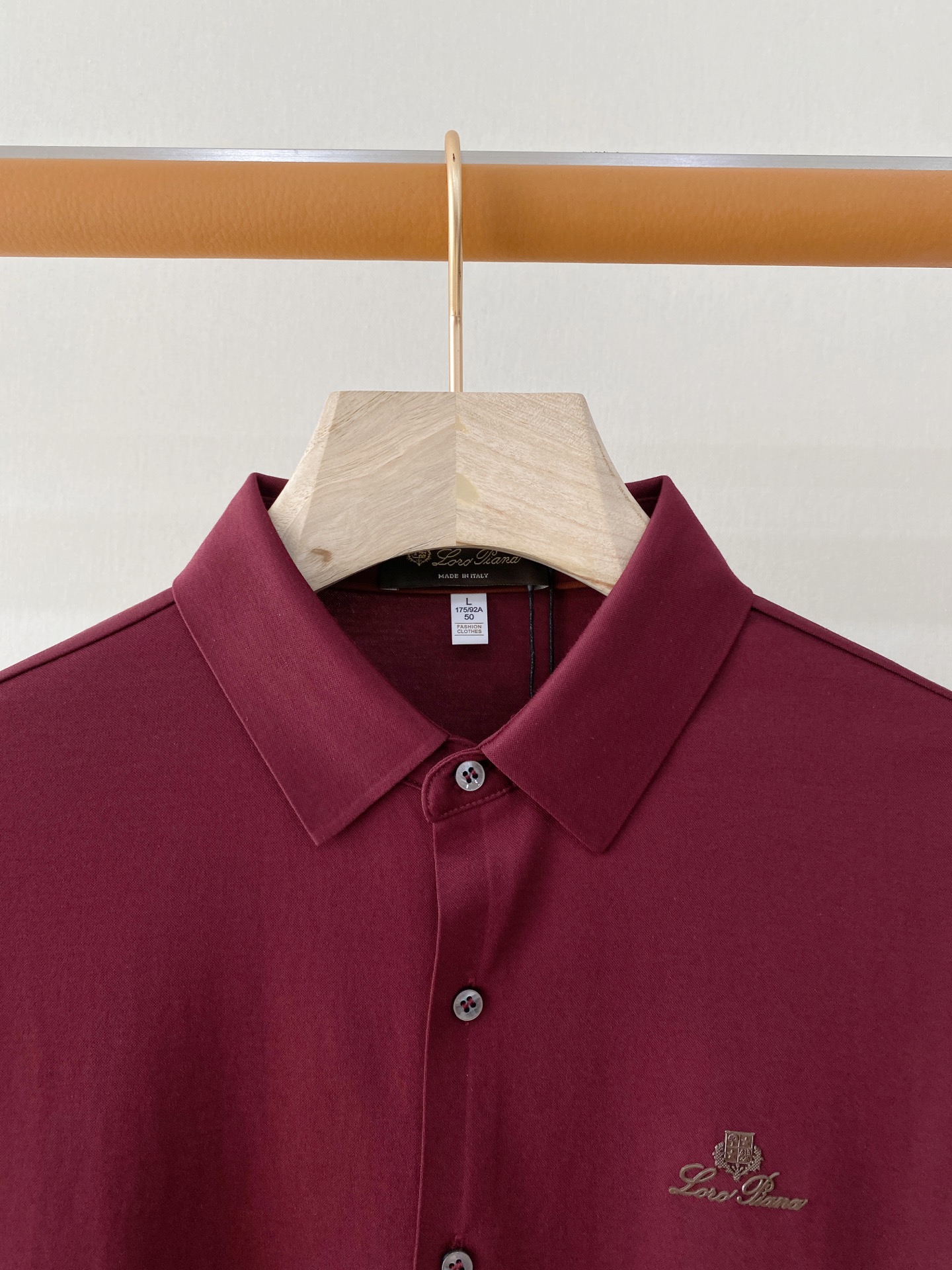 Loro Piana 独家专供新款原单男士Polo长袖高端定制 高版本 时尚百搭爆款⚠️⚠️✨✨原版进口纯棉面料 胸前l