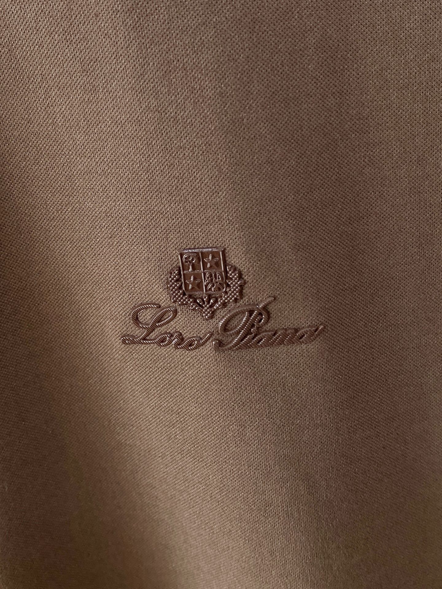 Loro Piana 独家专供新款原单男士Polo长袖高端定制 高版本 时尚百搭爆款⚠️⚠️✨✨原版进口纯棉面料 胸前l