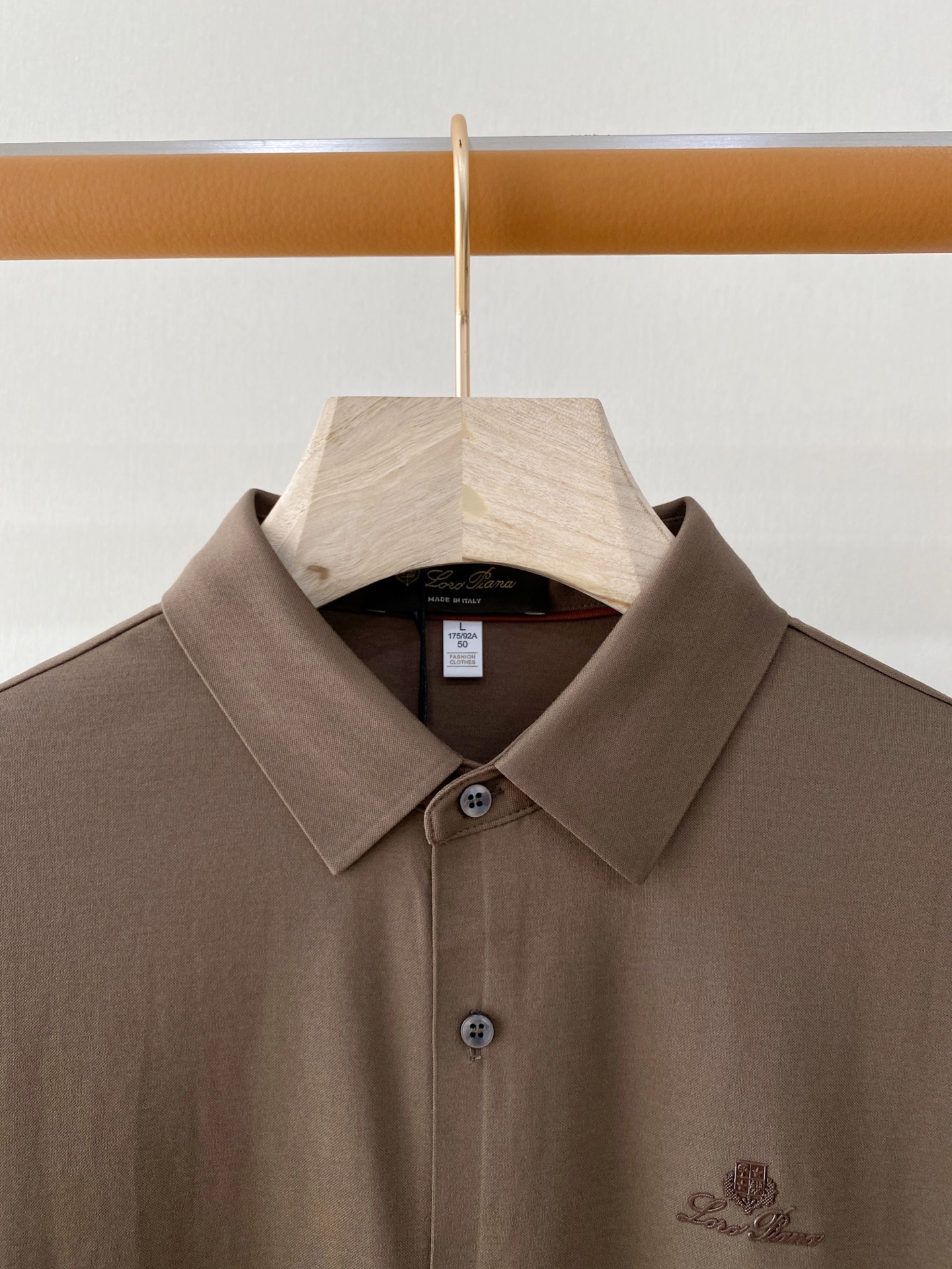 Loro Piana 独家专供新款原单男士Polo长袖高端定制 高版本 时尚百搭爆款⚠️⚠️✨✨原版进口纯棉面料 胸前l
