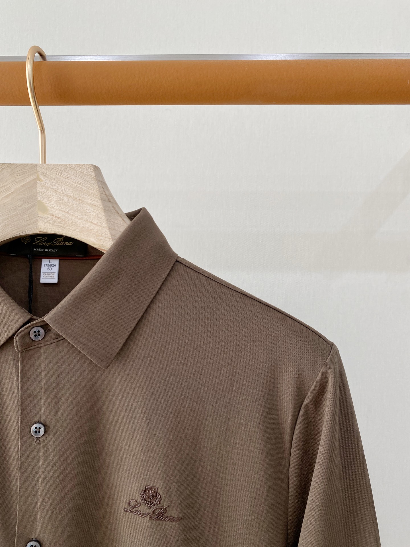 Loro Piana 独家专供新款原单男士Polo长袖高端定制 高版本 时尚百搭爆款⚠️⚠️✨✨原版进口纯棉面料 胸前l