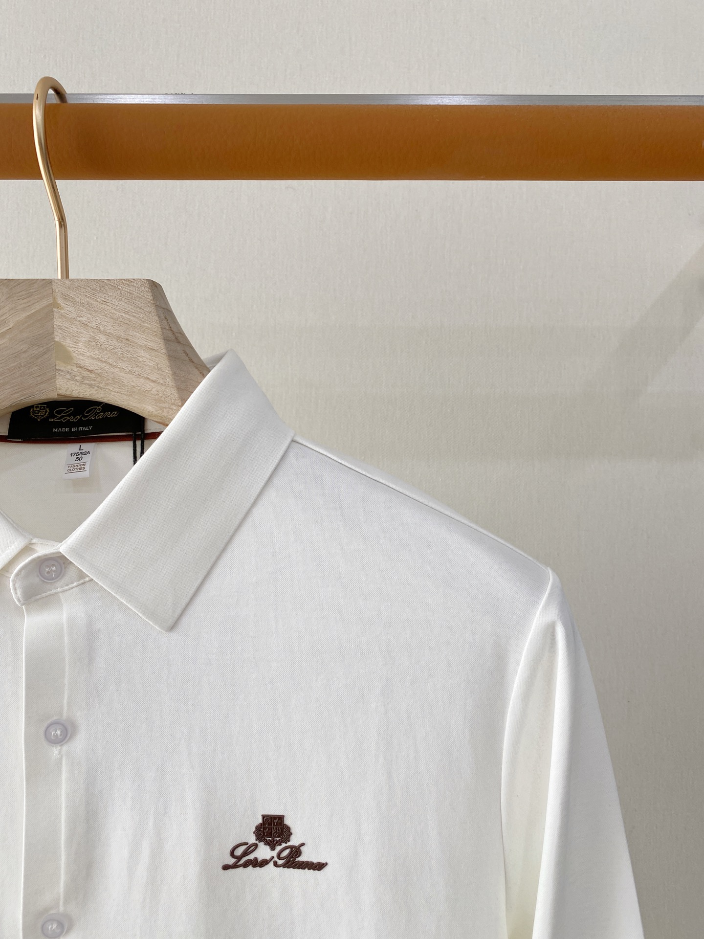 Loro Piana 独家专供新款原单男士Polo长袖高端定制 高版本 时尚百搭爆款⚠️⚠️✨✨原版进口纯棉面料 胸前l