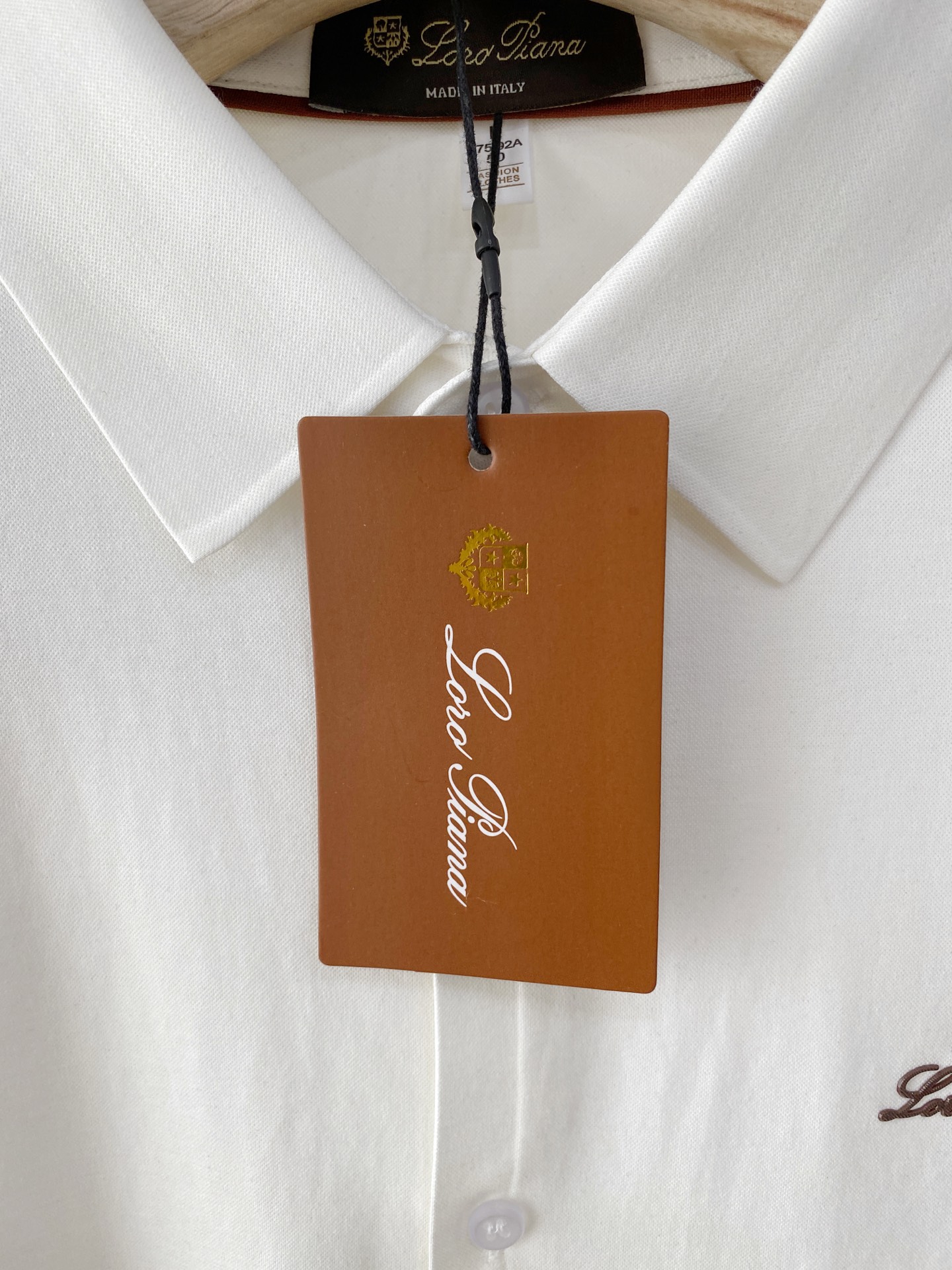 Loro Piana 独家专供新款原单男士Polo长袖高端定制 高版本 时尚百搭爆款⚠️⚠️✨✨原版进口纯棉面料 胸前l