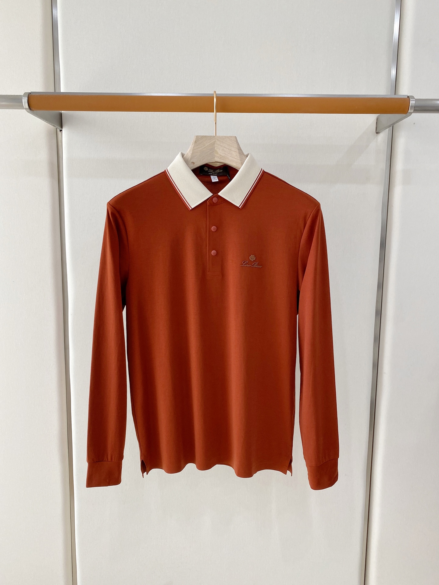 Loro Piana 独家专供新款原单男士Polo长袖高端定制 高版本 时尚百搭爆款⚠️⚠️✨✨原版进口纯棉面料 胸前l
