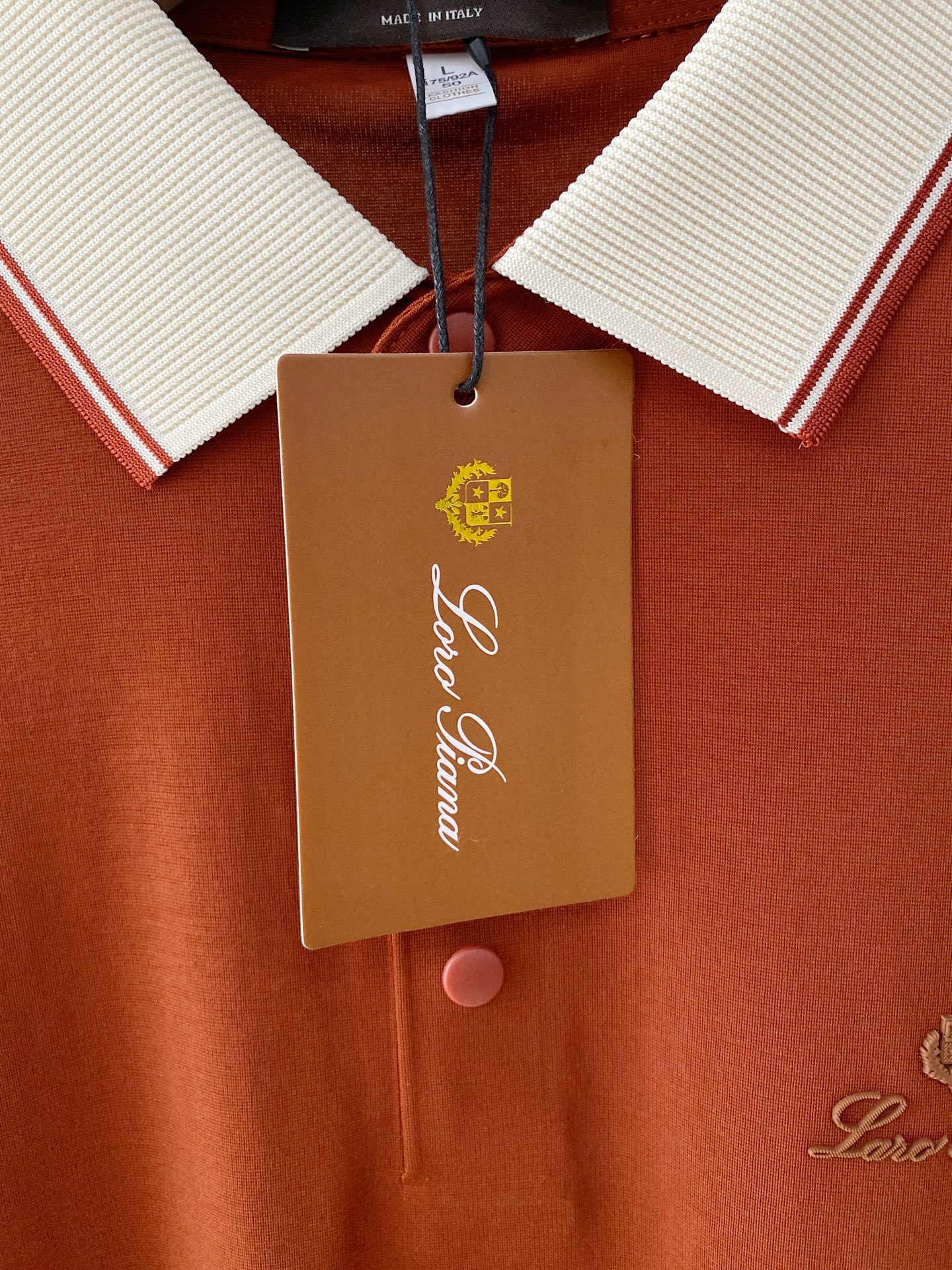 Loro Piana 独家专供新款原单男士Polo长袖高端定制 高版本 时尚百搭爆款⚠️⚠️✨✨原版进口纯棉面料 胸前l