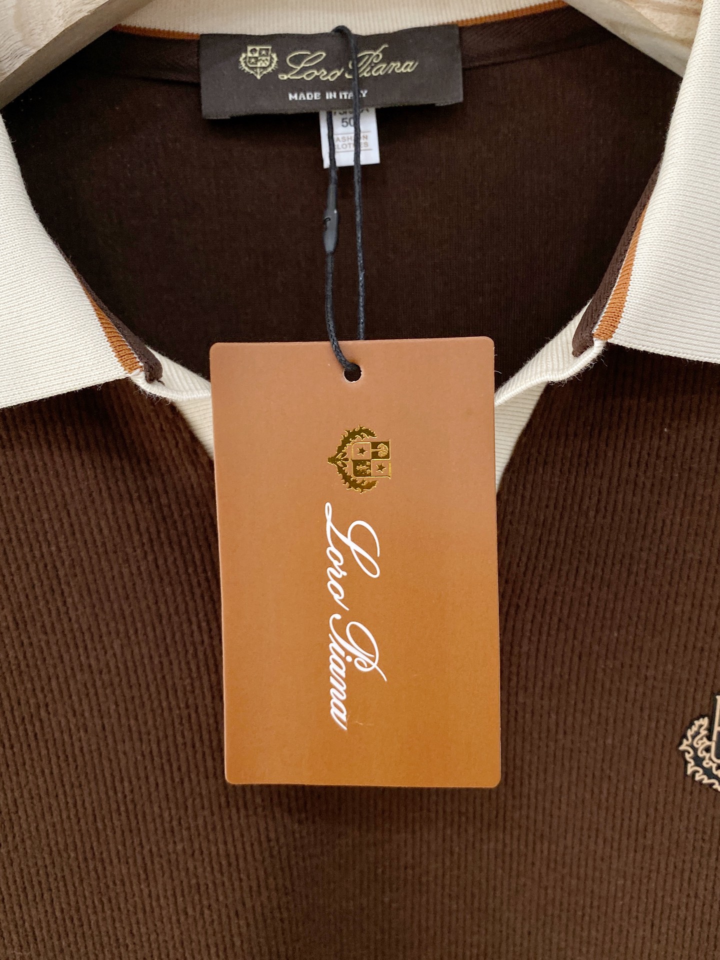 Loro Piana 独家专供新款原单男士Polo长袖高端定制 高版本 时尚百搭爆款⚠️⚠️✨✨原版进口纯棉面料 胸前l