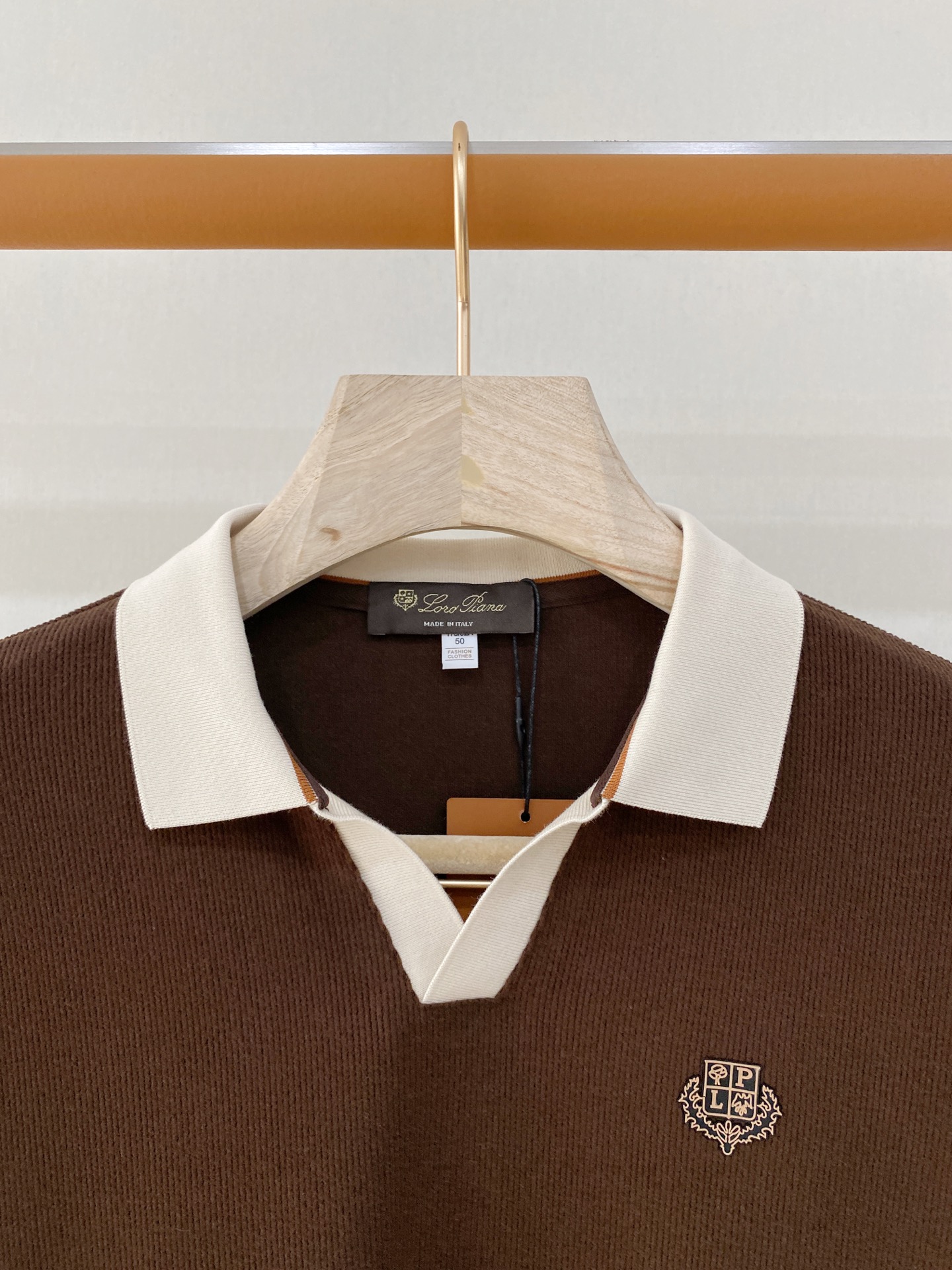 Loro Piana 独家专供新款原单男士Polo长袖高端定制 高版本 时尚百搭爆款⚠️⚠️✨✨原版进口纯棉面料 胸前l