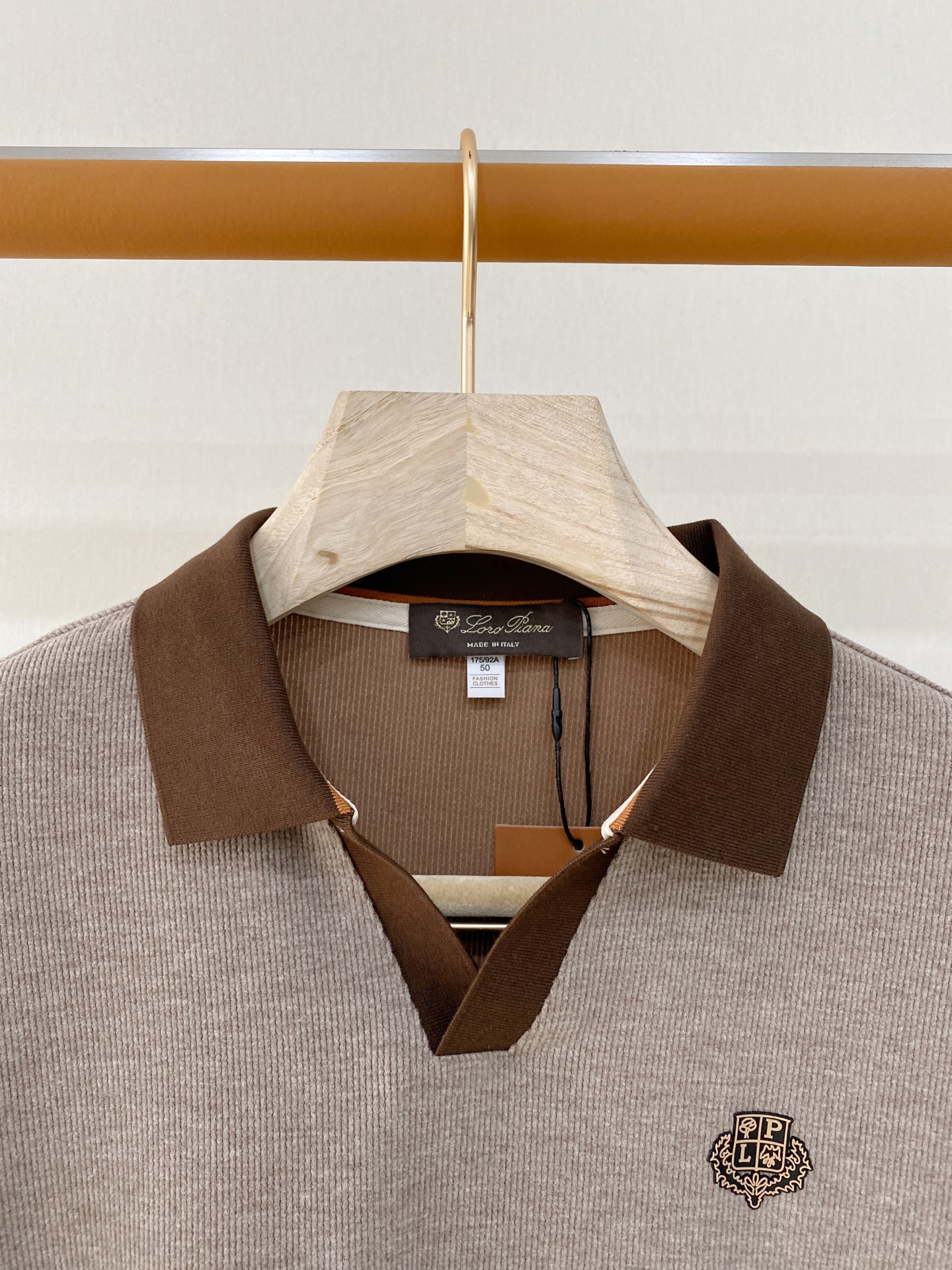 Loro Piana 独家专供新款原单男士Polo长袖高端定制 高版本 时尚百搭爆款⚠️⚠️✨✨原版进口纯棉面料 胸前l