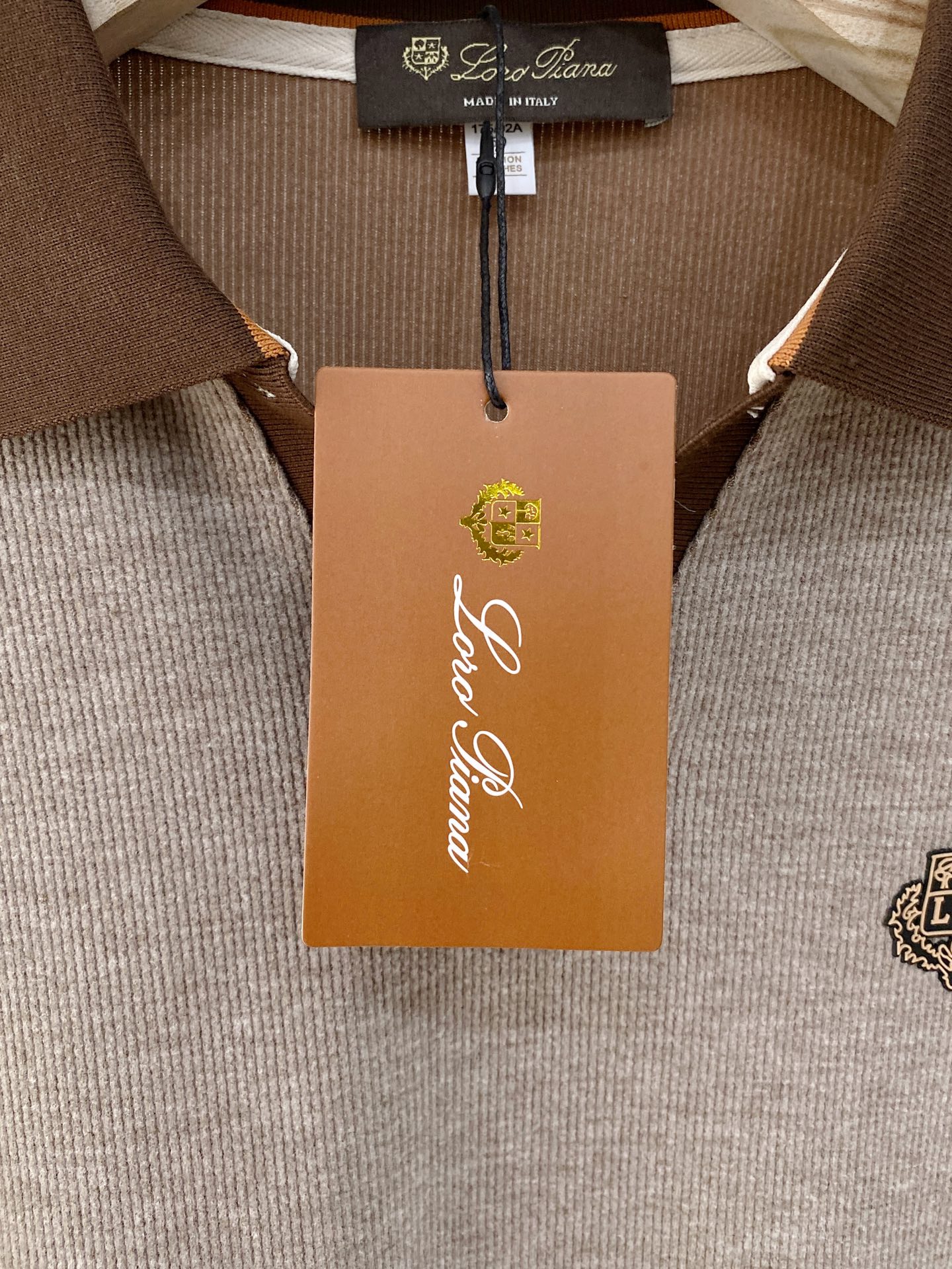 Loro Piana 独家专供新款原单男士Polo长袖高端定制 高版本 时尚百搭爆款⚠️⚠️✨✨原版进口纯棉面料 胸前l