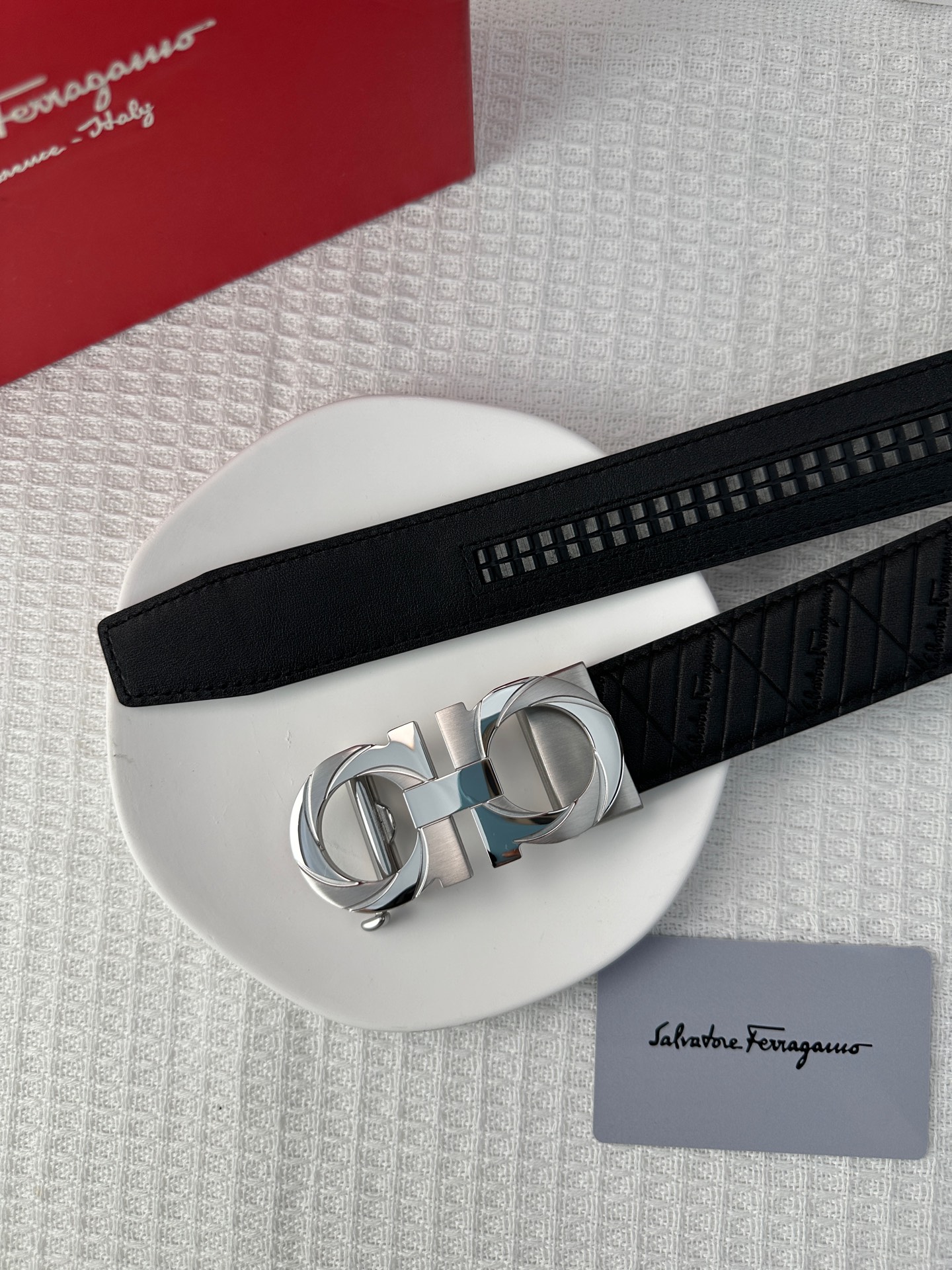 [Ferragamo Belts]Ferragamo new high-quality 3.5 automatic buttoned calfskin Th