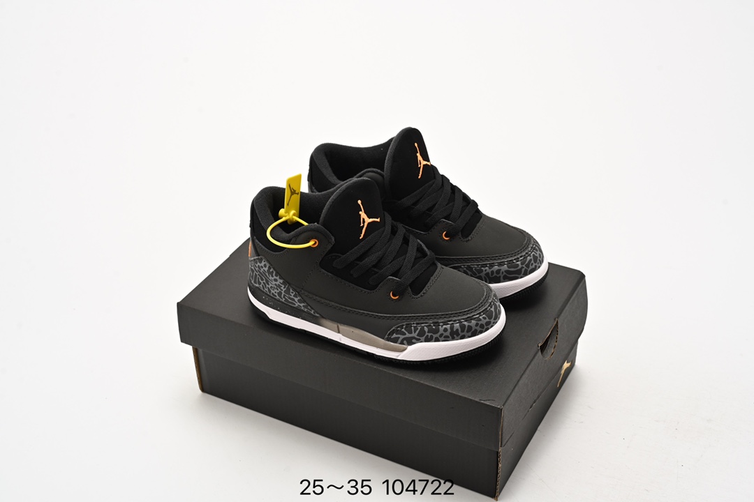 图片[4]-🈴️ 童鞋 Air Jordan 3 Retro 乔丹三代Aj3儿童实战篮球鞋 尺码：25～35-选品中心