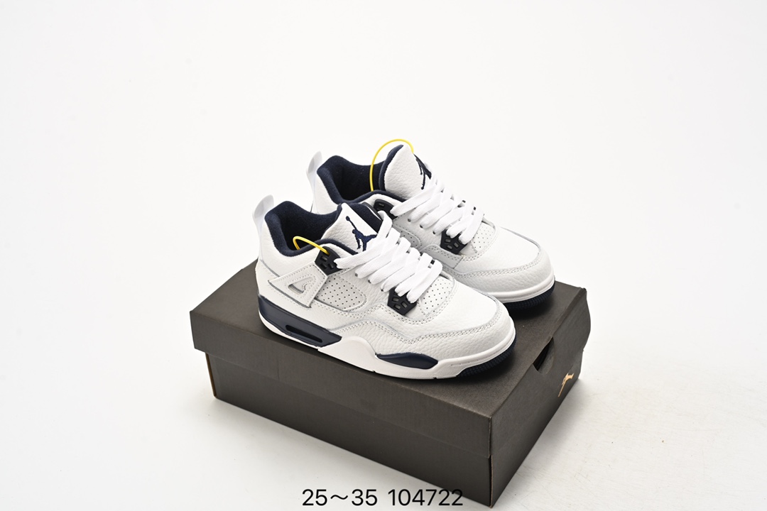 图片[6]-🈴️ 童鞋Nike Air Jordan 4 Retro Se 迈克尔·乔丹AJ4代中帮复古休闲运动文化篮球鞋 将登场的不是白水泥配色，而是一款极其相似的新品。此番，这款鞋子终于迎来发售消息。这款鞋子可以称为绝佳颜值，鞋身以大面积白色呈现，营造简约的视觉氛围。蓝色鞋带孔与中底白蓝，搭配上鞋舌的绿色 Logo，进一步拉升视觉表现。 货号：308497-115 尺码：25～35-选品中心