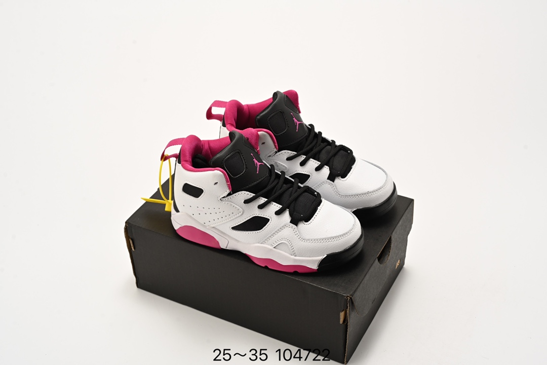 图片[4]-🈴️ 童鞋 Air Jordan Fltclb‘91 AJ 乔丹篮球鞋 全鞋身原档案刺绣细节精准还原 后跟内置原厂MD缓震中底内置搭载 货号： DC7329 尺码：25-35-选品中心