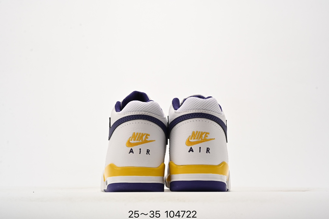 图片[7]-乔丹 Flight 系列气垫篮球鞋25-35 Air Flight Legacy 鞋底采用了与 Air Jordan 4、Air Flight 89 同款，令整体轮廓与这两款经典球鞋颇为相似。后跟的 Nike Air 刺绣也极具复古 OG 风格。-选品中心