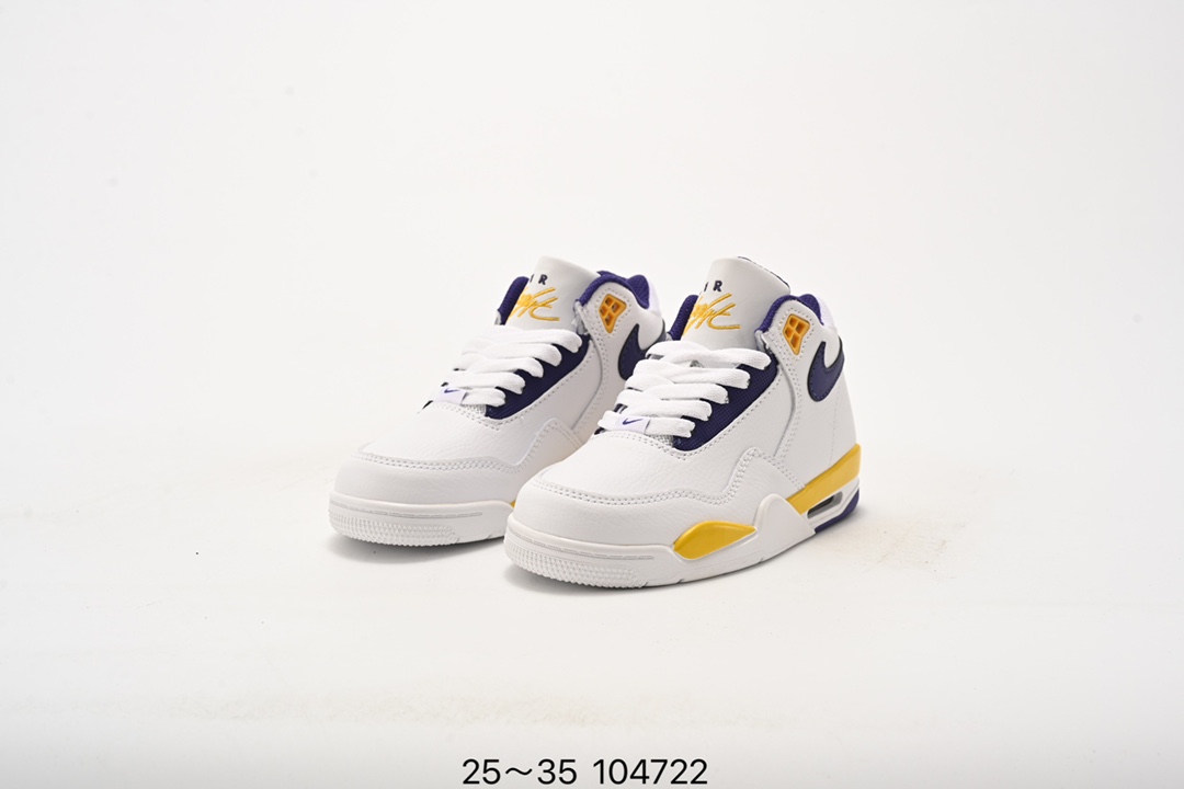 图片[8]-乔丹 Flight 系列气垫篮球鞋25-35 Air Flight Legacy 鞋底采用了与 Air Jordan 4、Air Flight 89 同款，令整体轮廓与这两款经典球鞋颇为相似。后跟的 Nike Air 刺绣也极具复古 OG 风格。-选品中心
