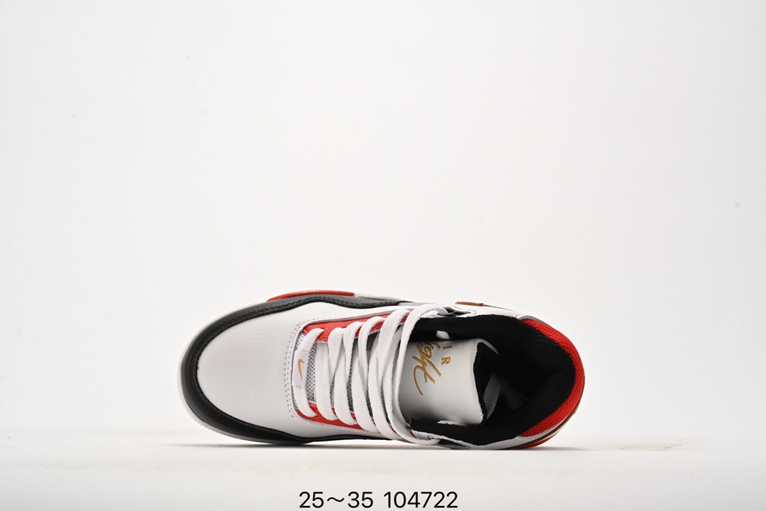 图片[4]-乔丹 Flight 系列气垫篮球鞋25-35 Air Flight Legacy 鞋底采用了与 Air Jordan 4、Air Flight 89 同款，令整体轮廓与这两款经典球鞋颇为相似。后跟的 Nike Air 刺绣也极具复古 OG 风格。-选品中心