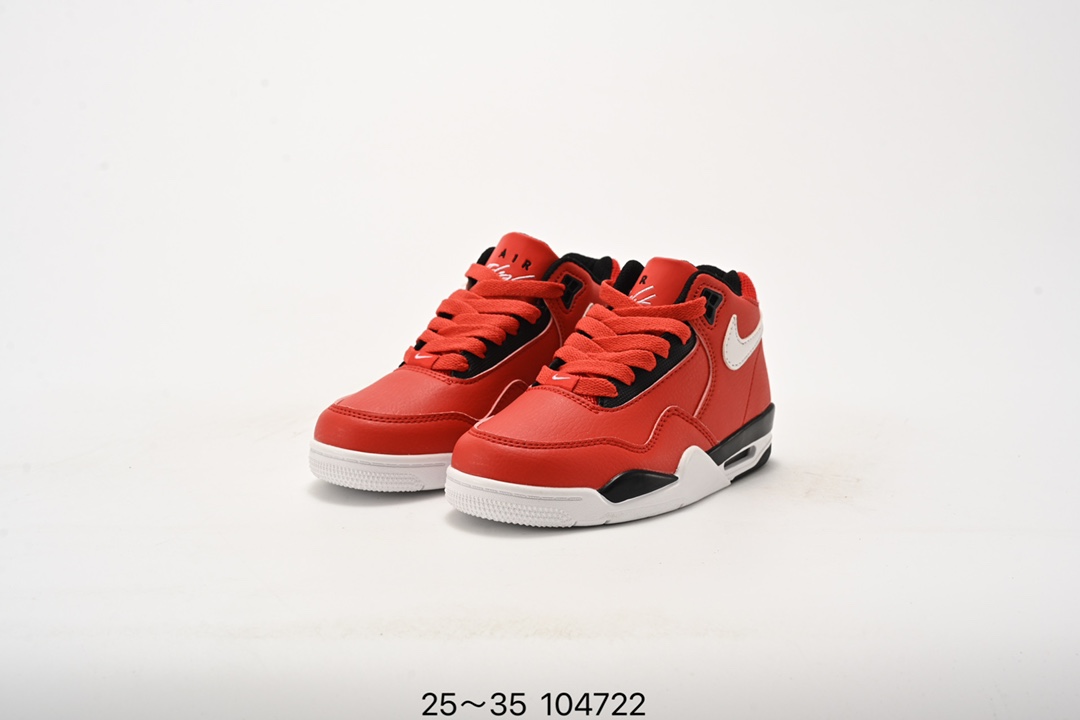 图片[8]-乔丹 Flight 系列气垫篮球鞋25-35 Air Flight Legacy 鞋底采用了与 Air Jordan 4、Air Flight 89 同款，令整体轮廓与这两款经典球鞋颇为相似。后跟的 Nike Air 刺绣也极具复古 OG 风格-选品中心