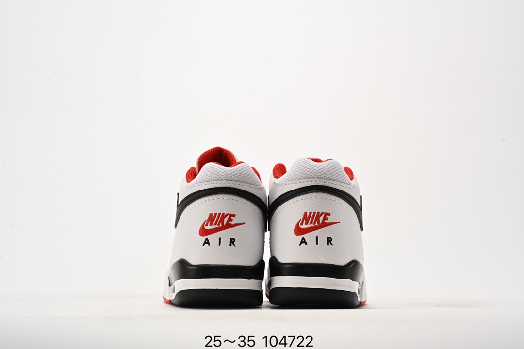 图片[7]-乔丹 Flight 系列气垫篮球鞋25-35 Air Flight Legacy 鞋底采用了与 Air Jordan 4、Air Flight 89 同款，令整体轮廓与这两款经典球鞋颇为相似。后跟的 Nike Air 刺绣也极具复古 OG 风格-选品中心