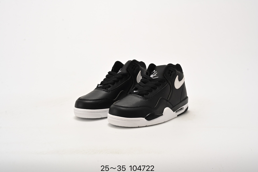 图片[8]-乔丹 Flight 系列气垫篮球鞋25-35 Air Flight Legacy 鞋底采用了与 Air Jordan 4、Air Flight 89 同款，令整体轮廓与这两款经典球鞋颇为相似。后跟的 Nike Air 刺绣也极具复古 OG 风格-选品中心