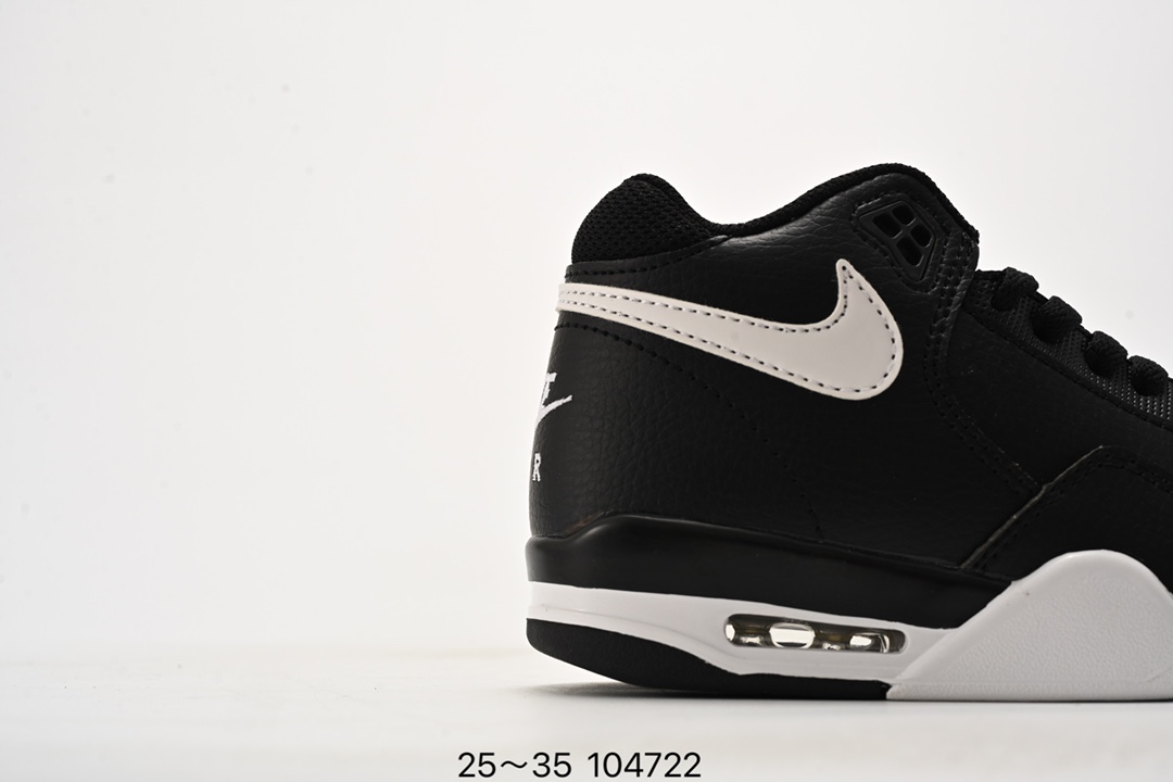 图片[2]-乔丹 Flight 系列气垫篮球鞋25-35 Air Flight Legacy 鞋底采用了与 Air Jordan 4、Air Flight 89 同款，令整体轮廓与这两款经典球鞋颇为相似。后跟的 Nike Air 刺绣也极具复古 OG 风格-选品中心