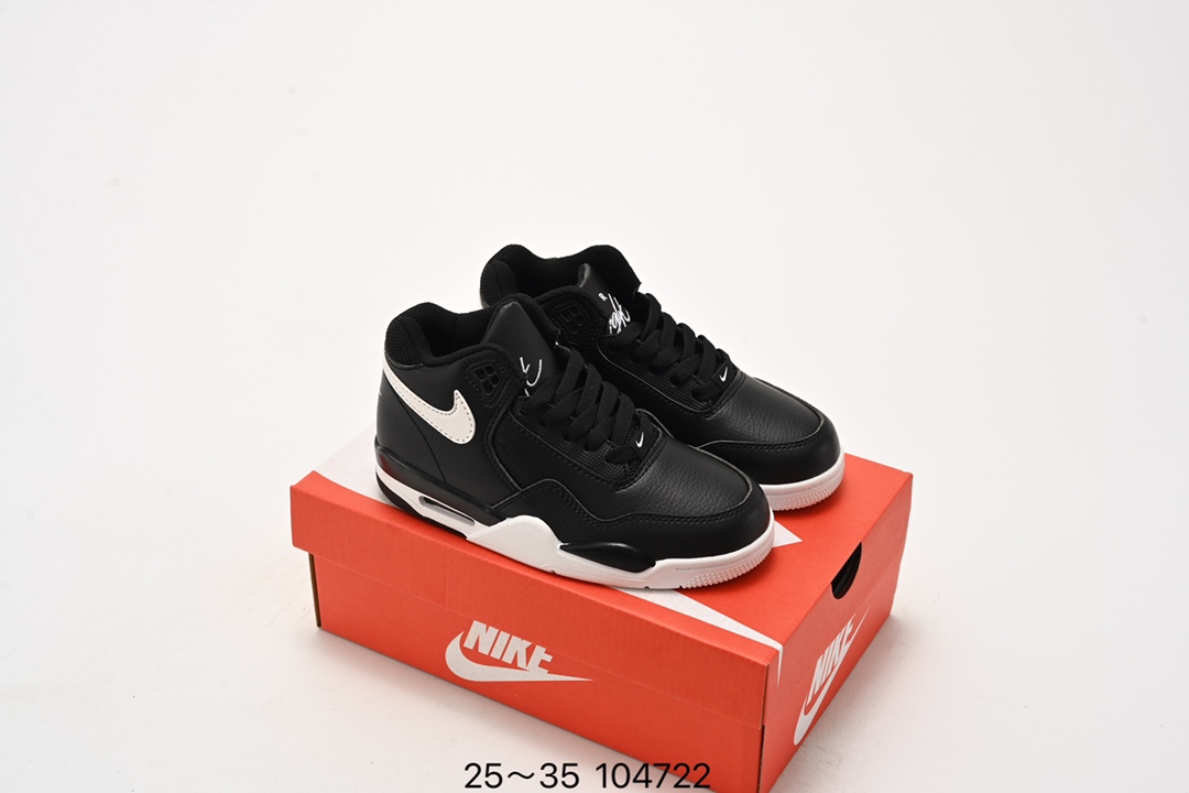 图片[9]-乔丹 Flight 系列气垫篮球鞋25-35 Air Flight Legacy 鞋底采用了与 Air Jordan 4、Air Flight 89 同款，令整体轮廓与这两款经典球鞋颇为相似。后跟的 Nike Air 刺绣也极具复古 OG 风格-选品中心