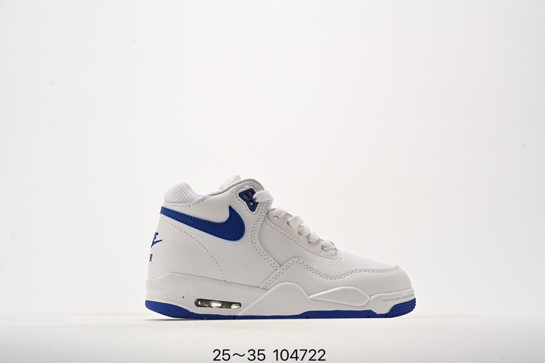 乔丹 Flight 系列气垫篮球鞋25-35 Air Flight Legacy 鞋底采用了与 Air Jordan 4、Air Flight 89 同款，令整体轮廓与这两款经典球鞋颇为相似。后跟的 Nike Air 刺绣也极具复古 OG 风格-选品中心