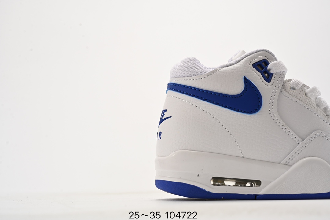 图片[2]-乔丹 Flight 系列气垫篮球鞋25-35 Air Flight Legacy 鞋底采用了与 Air Jordan 4、Air Flight 89 同款，令整体轮廓与这两款经典球鞋颇为相似。后跟的 Nike Air 刺绣也极具复古 OG 风格-选品中心