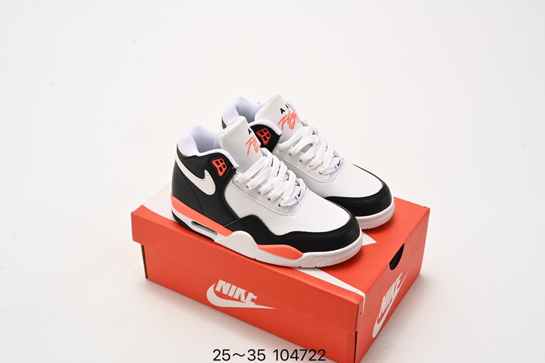 图片[9]-乔丹 Flight 系列气垫篮球鞋25-35 Air Flight Legacy 鞋底采用了与 Air Jordan 4、Air Flight 89 同款，令整体轮廓与这两款经典球鞋颇为相似。后跟的 Nike Air 刺绣也极具复古 OG 风格-选品中心