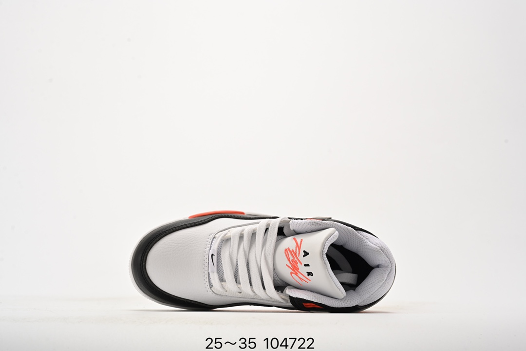 图片[4]-乔丹 Flight 系列气垫篮球鞋25-35 Air Flight Legacy 鞋底采用了与 Air Jordan 4、Air Flight 89 同款，令整体轮廓与这两款经典球鞋颇为相似。后跟的 Nike Air 刺绣也极具复古 OG 风格-选品中心