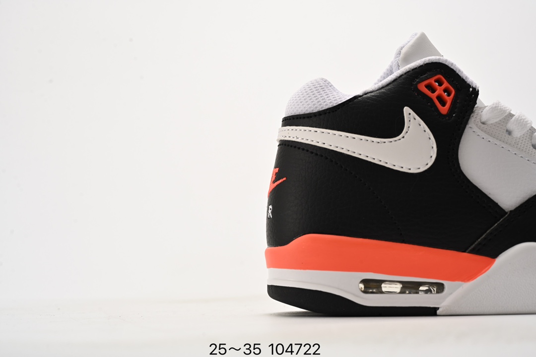 图片[2]-乔丹 Flight 系列气垫篮球鞋25-35 Air Flight Legacy 鞋底采用了与 Air Jordan 4、Air Flight 89 同款，令整体轮廓与这两款经典球鞋颇为相似。后跟的 Nike Air 刺绣也极具复古 OG 风格-选品中心