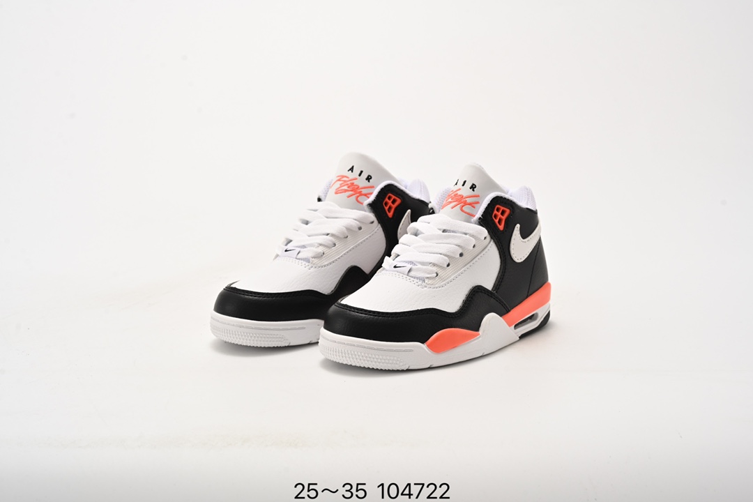 图片[8]-乔丹 Flight 系列气垫篮球鞋25-35 Air Flight Legacy 鞋底采用了与 Air Jordan 4、Air Flight 89 同款，令整体轮廓与这两款经典球鞋颇为相似。后跟的 Nike Air 刺绣也极具复古 OG 风格-选品中心
