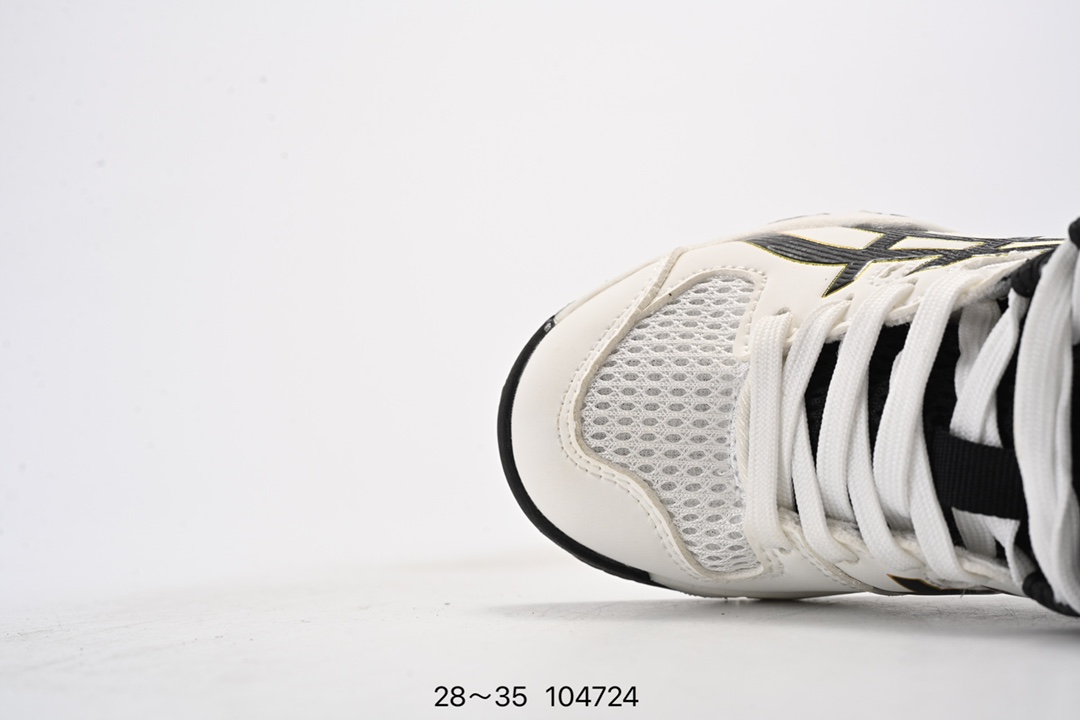 图片[5]-Asics Gelhoop V14 白橙 亚瑟士官方 减震助弹防滑篮球鞋 中底采用了FLYTEFOAM和FLYTEFOAM PROPEL中底，提供了更加良好的缓震和回弹性。鞋底的RISETRUSS稳定片，提供稳定的同时可以提高脚步的灵活度。鞋面采用网眼和PU薄膜结合，兼具了鞋款的轻量性和透气性。延伸至前掌的RISETRUSS科技，增加推进效果，提供良好的稳定性。NON MAEKING无痕橡胶设计，减少对木地板的损伤。 货号：1064A006-100 尺码：28～35-选品中心