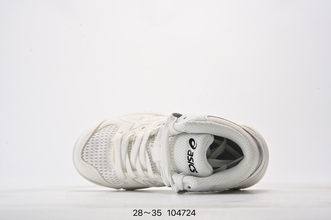 图片[4]-Asics Gelhoop V14 白橙 亚瑟士官方 减震助弹防滑篮球鞋 中底采用了FLYTEFOAM和FLYTEFOAM PROPEL中底，提供了更加良好的缓震和回弹性。鞋底的RISETRUSS稳定片，提供稳定的同时可以提高脚步的灵活度。鞋面采用网眼和PU薄膜结合，兼具了鞋款的轻量性和透气性。延伸至前掌的RISETRUSS科技，增加推进效果，提供良好的稳定性。NON MAEKING无痕橡胶设计，减少对木地板的损伤。 货号：1064A006-100 尺码：28～35-选品中心