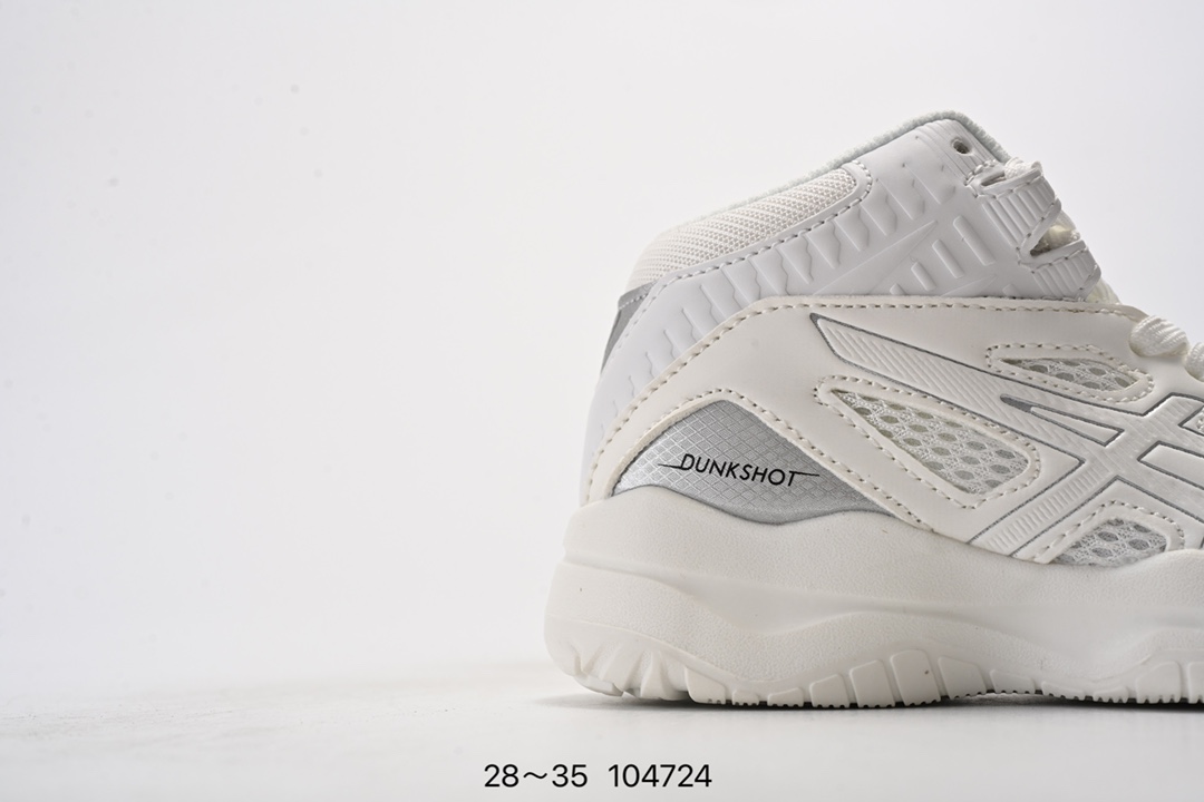 图片[7]-集合图 Asics Gelhoop V14 白橙 亚瑟士官方 减震助弹防滑篮球鞋 中底采用了FLYTEFOAM和FLYTEFOAM PROPEL中底，提供了更加良好的缓震和回弹性。鞋底的RISETRUSS稳定片，提供稳定的同时可以提高脚步的灵活度。鞋面采用网眼和PU薄膜结合，兼具了鞋款的轻量性和透气性。延伸至前掌的RISETRUSS科技，增加推进效果，提供良好的稳定性。NON MAEKING无痕橡胶设计，减少对木地板的损伤。 货号：1064A006-100 尺码：28～35-选品中心