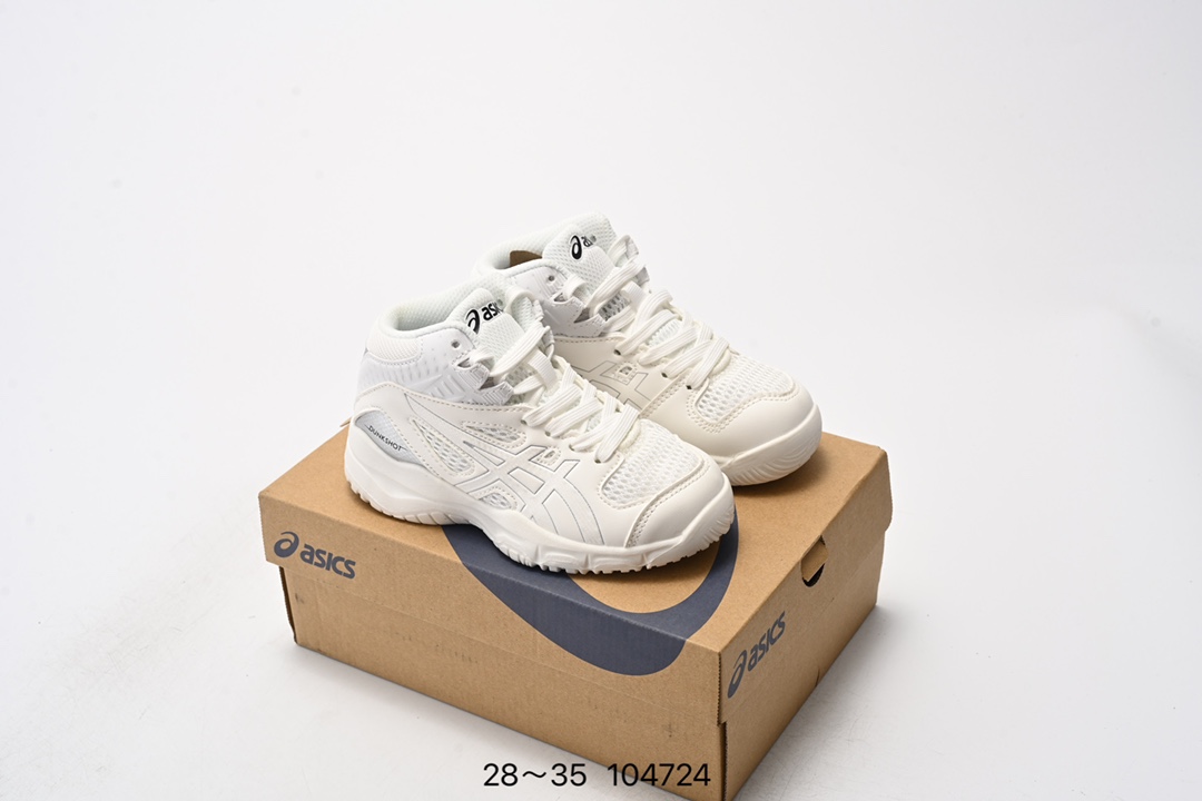 图片[9]-集合图 Asics Gelhoop V14 白橙 亚瑟士官方 减震助弹防滑篮球鞋 中底采用了FLYTEFOAM和FLYTEFOAM PROPEL中底，提供了更加良好的缓震和回弹性。鞋底的RISETRUSS稳定片，提供稳定的同时可以提高脚步的灵活度。鞋面采用网眼和PU薄膜结合，兼具了鞋款的轻量性和透气性。延伸至前掌的RISETRUSS科技，增加推进效果，提供良好的稳定性。NON MAEKING无痕橡胶设计，减少对木地板的损伤。 货号：1064A006-100 尺码：28～35-选品中心