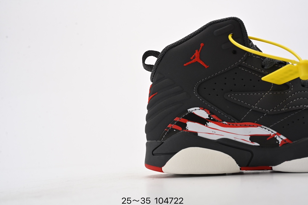 图片[2]-童鞋 Air Jordan Fltclb‘91 AJ 乔丹篮球鞋 全鞋身原档案刺绣细节精准还原 后跟内置原厂MD缓震中底内置搭载 货号： DC7329 尺码：25-35-选品中心