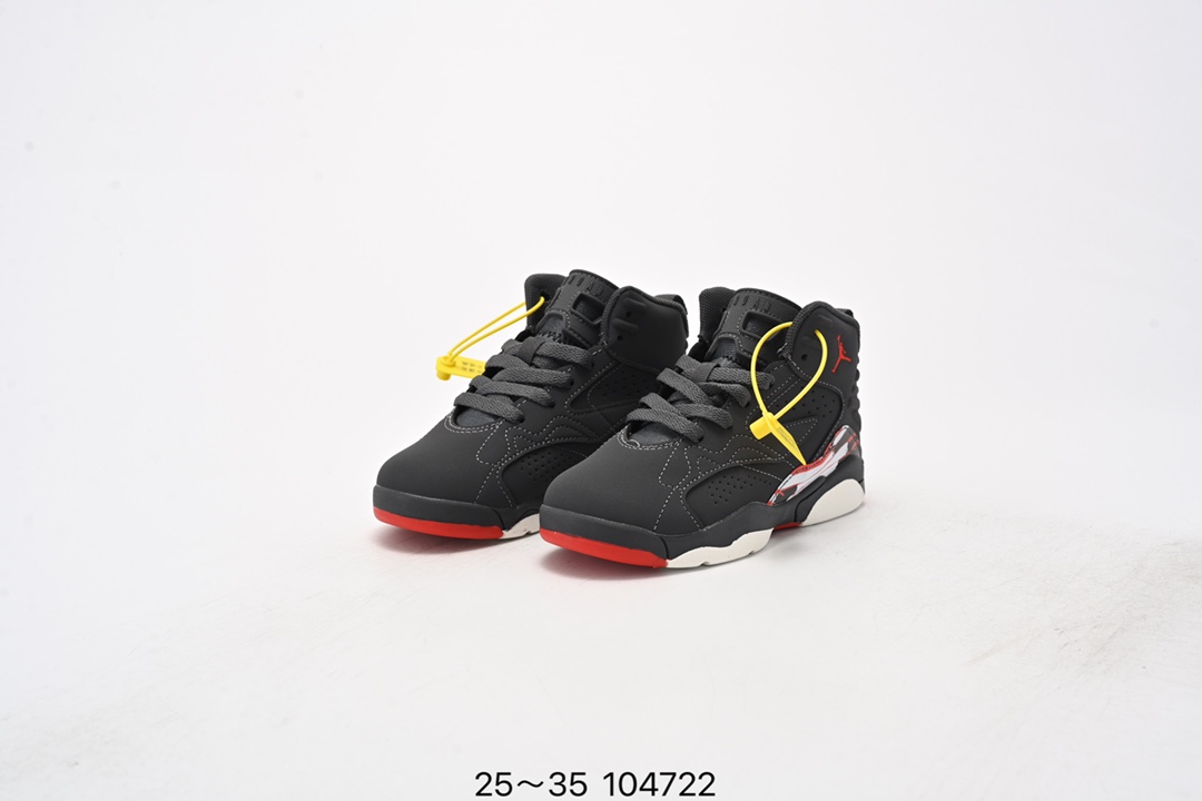 图片[8]-童鞋 Air Jordan Fltclb‘91 AJ 乔丹篮球鞋 全鞋身原档案刺绣细节精准还原 后跟内置原厂MD缓震中底内置搭载 货号： DC7329 尺码：25-35-选品中心
