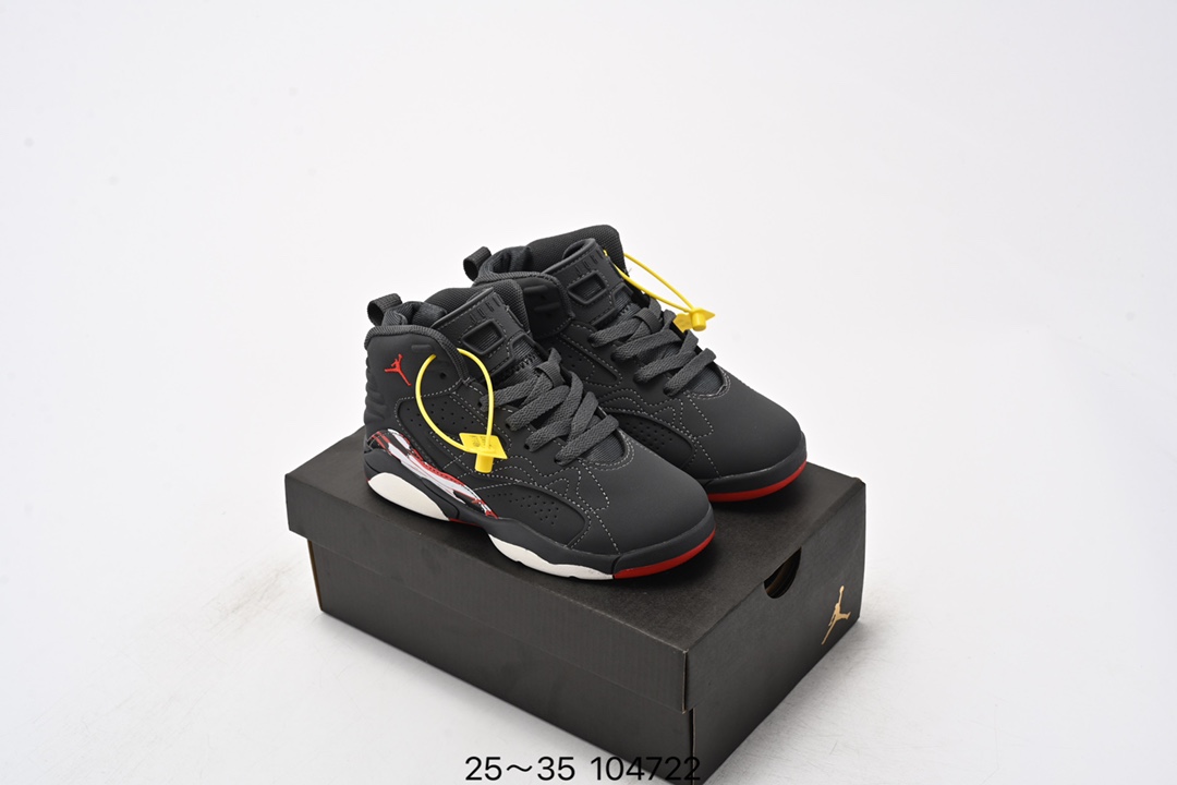 图片[2]-🈴️ 童鞋 Air Jordan Fltclb‘91 AJ 乔丹篮球鞋 全鞋身原档案刺绣细节精准还原 后跟内置原厂MD缓震中底内置搭载 货号： DC7329 尺码：25-35-选品中心