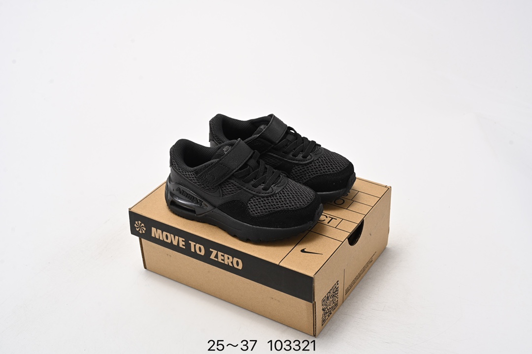 图片[3]-🈴️ 童鞋 耐克Nike AIR MAX SYSTM (PS)网面后置气垫减震运动百搭慢跑鞋 货号： DM9537 001 尺码：25-37 ID：103321-选品中心