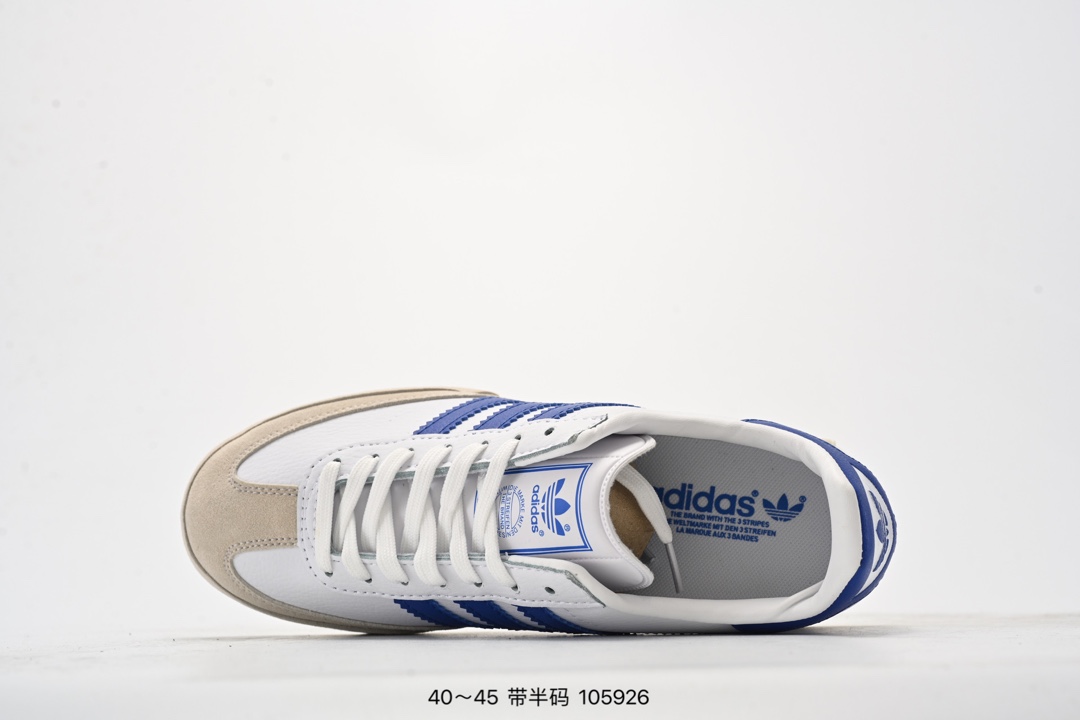集合图💰170
阿迪达斯 Adidas Originals 80年代保龄球鞋升格经典鞋款 Kegler Super 回归！德训鞋 时尚复古运动板鞋。此番两个单位就决定回归原点，采用鞋款的 OG 配色：保留了 Kegler Super 的 peg 缓震系统，鞋底前方以麂皮包裹，呈现出强烈复古感。Kegler鞋款诞生于80年代,后跟含舒适的可拆卸装饰扣。这款经典鞋,采用舒适皮革鞋面,搭配别致的鞋头结构。• 系带设计• 皮革鞋面,鞋头结构别致• 橡胶外底；合成衬里• 后跟含可拆卸装饰扣。

货号：F36915
尺码：40-45
编码：105926