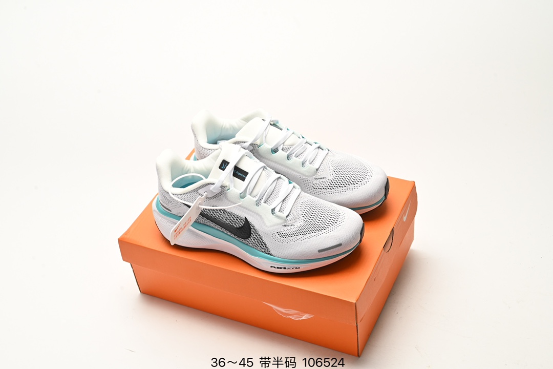 Nike「飞马新鞋」触感柔软,质感升级!随着“耐克「蓝图」系列”在巴黎的盛大发布,全新一代 登月41代 Nike Pegasus 41也正式登场啦!Nike Pegasus 41采用了全掌ReactX泡绵中底,前掌和后跟还配备了Air Zoom气垫单元,据说跑起来更快更舒适哦!这次最大的升级点,就是飞马系列首次引入了ReactX泡绵,听说相比React泡绵,能量回馈提升了整整13%哦! 货号:FD2722 编码:106524