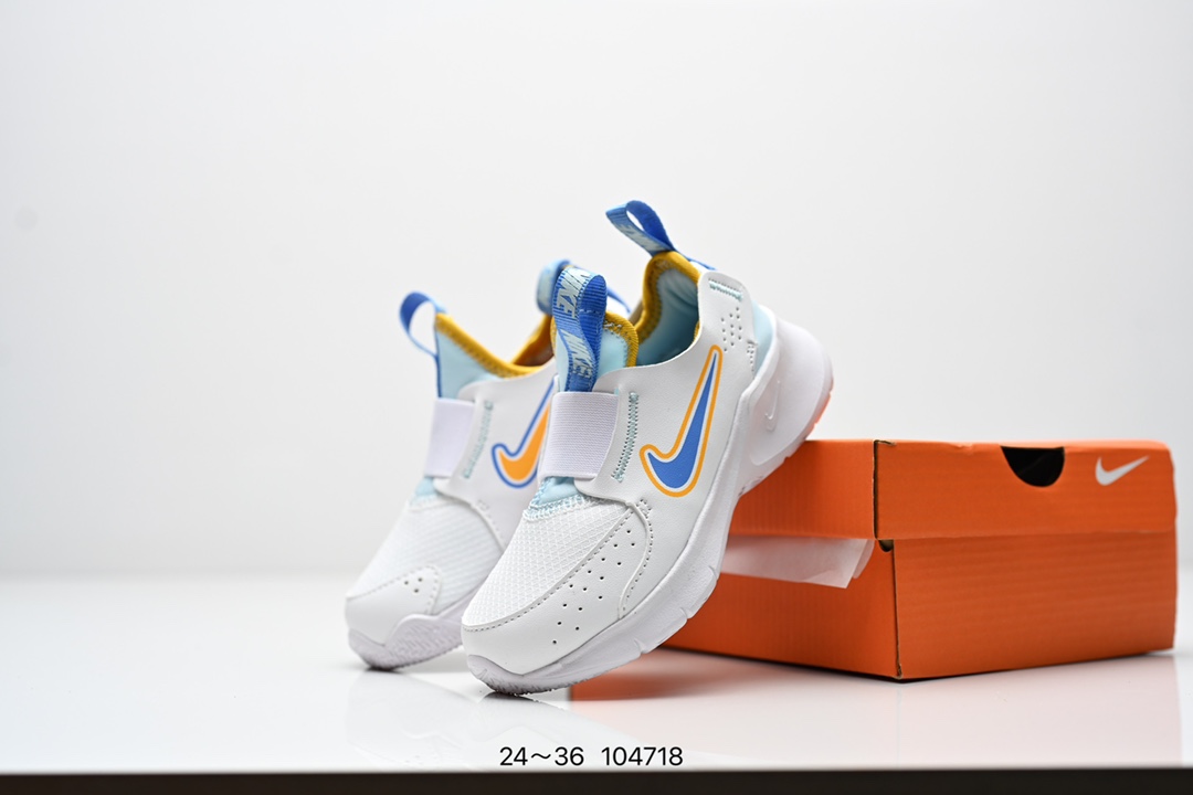 图片[2]-集合图 耐克NIKE FLEX RUNNER 婴童运动童鞋中童大童轻便透气舒适跑步鞋 一脚蹬 舒适非凡 FN1449 601 尺码：24 25 26 27 28 29 30 31 32 33 34 35 36 37-选品中心