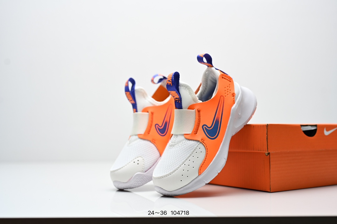图片[3]-集合图 耐克NIKE FLEX RUNNER 婴童运动童鞋中童大童轻便透气舒适跑步鞋 一脚蹬 舒适非凡 FN1449 601 尺码：24 25 26 27 28 29 30 31 32 33 34 35 36 37-选品中心