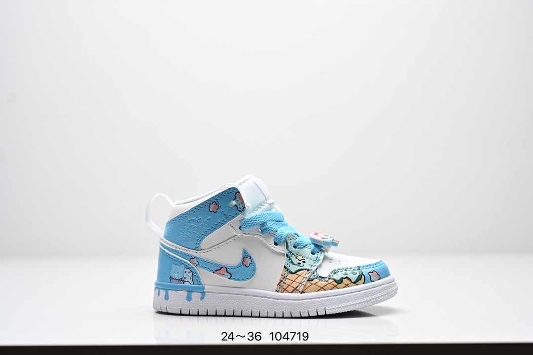 图片[8]-集合图 童鞋 Air Jordan 1 Mid SE AJ1乔丹中帮篮球鞋 红豆奶茶拼接原装原模大底 全鞋原厂定制皮料，手感细腻正确折边工艺 完美细节诠释 货号：DO7440-821 尺码：如图所示-选品中心