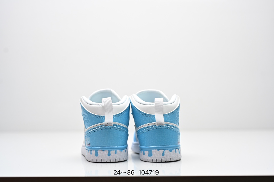 图片[9]-集合图 童鞋 Air Jordan 1 Mid SE AJ1乔丹中帮篮球鞋 红豆奶茶拼接原装原模大底 全鞋原厂定制皮料，手感细腻正确折边工艺 完美细节诠释 货号：DO7440-821 尺码：如图所示-选品中心