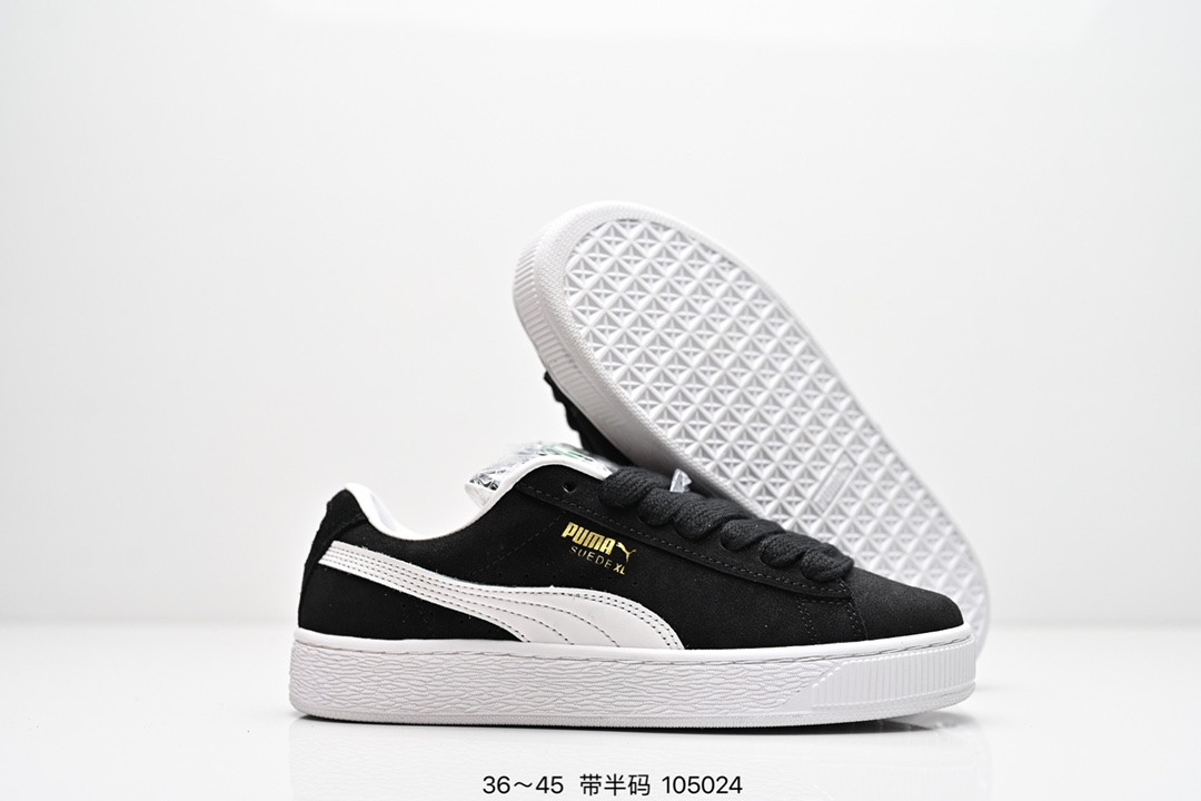 💰160
彪马Puma Suede XL复古单品 防滑耐磨低帮德训板鞋 货号: 395777 02

码数：如图所示
编号：105024