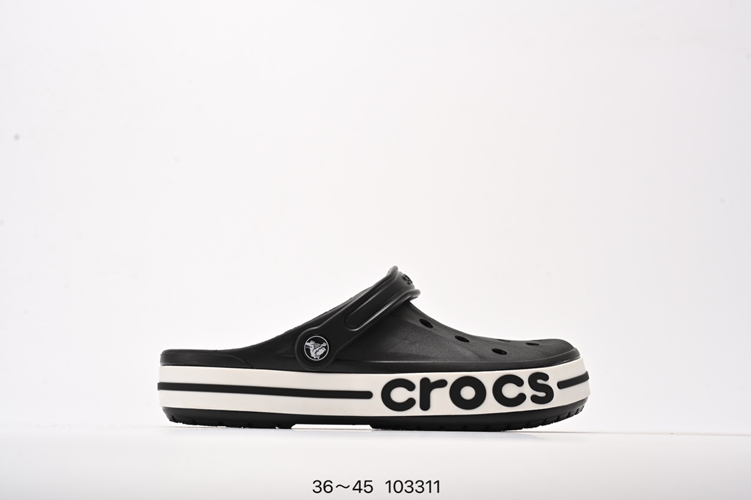 💰55
Crocs Classic Clog 卡骆驰休闲沙滩洞洞鞋拖鞋凉鞋泡芙鞋 透明防水袋包装 注意配件需单独购买 超轻Croslite专利材料打造 鞋面更加耐用易清洗 该鞋款轻盈舒适 2002年 经典克骆格诞生 秉承外形简单 穿着舒适的初衷 不断为消费者带来舒适的穿着体验 穿出“趣”味 鞋面洞洞可搭彰显个性的智必星 一鞋两穿 可调节式后跟带增添鞋身的稳固性能 放前面变成愜意舒适的凉拖 放后面行走跑跳更加稳妥 Croslite ™材料 封闭式细胞树脂 能够在体温作用下自动变形以适应脚部形状 涉水性优秀的同时易于清洁 抓地力强 不易打滑 Crocs的核心理念：轻便 灵活 全方位的舒适感 
编码：103311