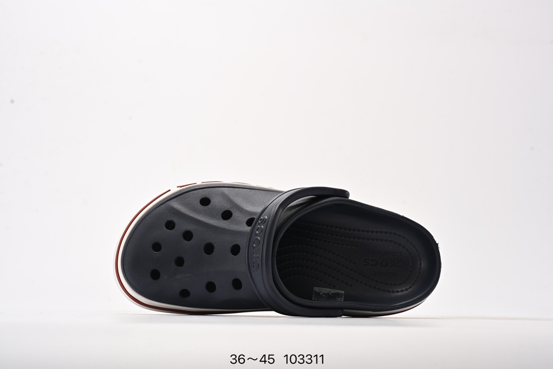 💰55
Crocs Classic Clog 卡骆驰休闲沙滩洞洞鞋拖鞋凉鞋泡芙鞋 透明防水袋包装 注意配件需单独购买 超轻Croslite专利材料打造 鞋面更加耐用易清洗 该鞋款轻盈舒适 2002年 经典克骆格诞生 秉承外形简单 穿着舒适的初衷 不断为消费者带来舒适的穿着体验 穿出“趣”味 鞋面洞洞可搭彰显个性的智必星 一鞋两穿 可调节式后跟带增添鞋身的稳固性能 放前面变成愜意舒适的凉拖 放后面行走跑跳更加稳妥 Croslite ™材料 封闭式细胞树脂 能够在体温作用下自动变形以适应脚部形状 涉水性优秀的同时易于清洁 抓地力强 不易打滑 Crocs的核心理念:轻便 灵活 全方位的舒适感
编码:103311