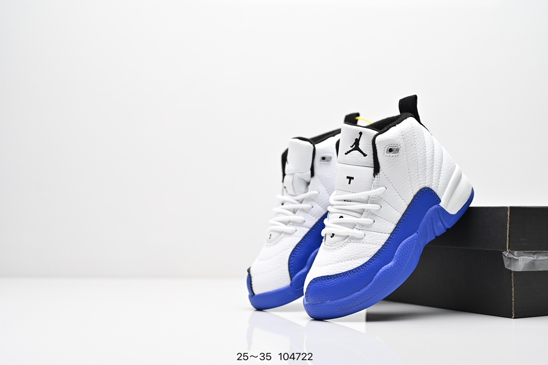 图片[9]-童鞋耐克 AJ 乔丹12代 Nike Air Jordan 12 Retro 篮球鞋复刻男子运动鞋 重现设计师汀克·哈特菲尔德广受赞誉的 1996 年鞋款设计，后者率先将 Zoom Air 缓震配置引入经典系列。鞋面采用优质材料，打造当季潮流风范。 优质材质组合鞋面，实现出色耐穿性 泡绵中底搭载全掌型 Zoom Air 缓震配置，塑就出众回弹的缓震效果 碳纤维稳定片 橡胶外底 货号：CT8013 尺码：童鞋-选品中心