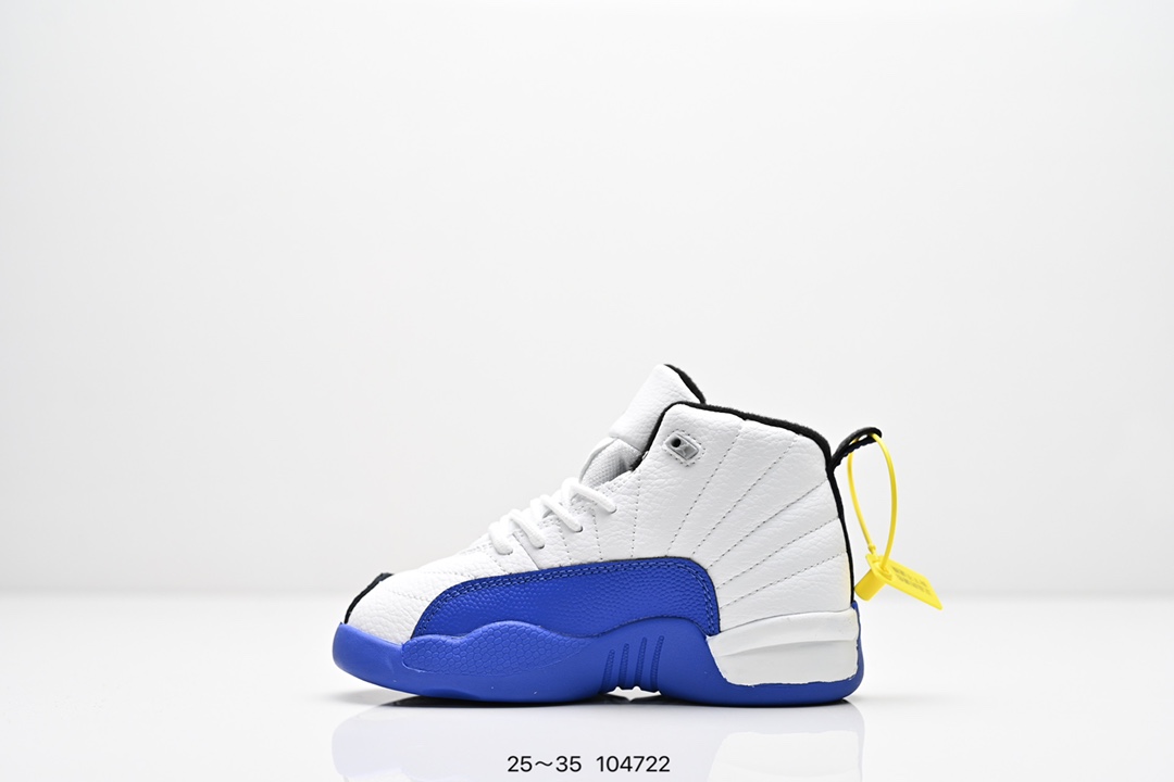 图片[3]-童鞋耐克 AJ 乔丹12代 Nike Air Jordan 12 Retro 篮球鞋复刻男子运动鞋 重现设计师汀克·哈特菲尔德广受赞誉的 1996 年鞋款设计，后者率先将 Zoom Air 缓震配置引入经典系列。鞋面采用优质材料，打造当季潮流风范。 优质材质组合鞋面，实现出色耐穿性 泡绵中底搭载全掌型 Zoom Air 缓震配置，塑就出众回弹的缓震效果 碳纤维稳定片 橡胶外底 货号：CT8013 尺码：童鞋-选品中心